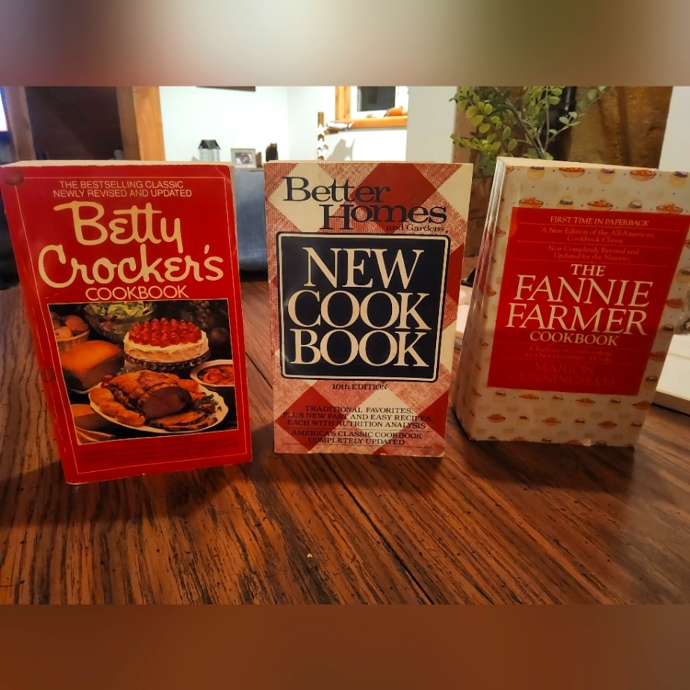 Cookbooks paperback, in convenient size